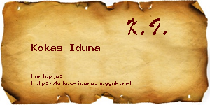 Kokas Iduna névjegykártya